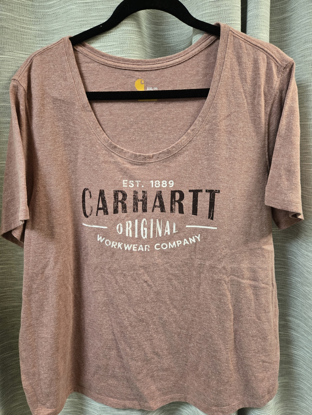 Carhartt Women’s Short Sleeve Scoop Neck Tee - Dusty Rose Heather